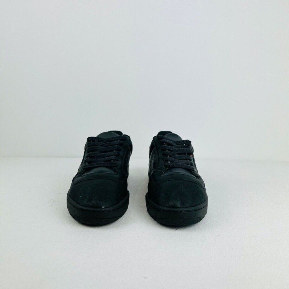 Adidas Calabasas Powerphase Yeezy Black Leather Low Top Tennis Trainers UK 7 - Picture 4 of 9